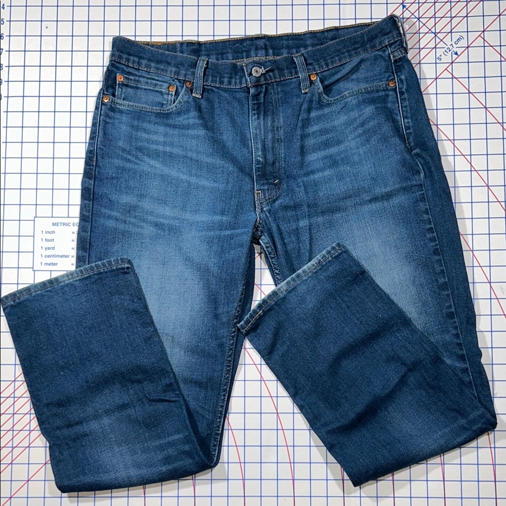 Levi's 514 Men's Straight Fit Blue Jeans 38/32